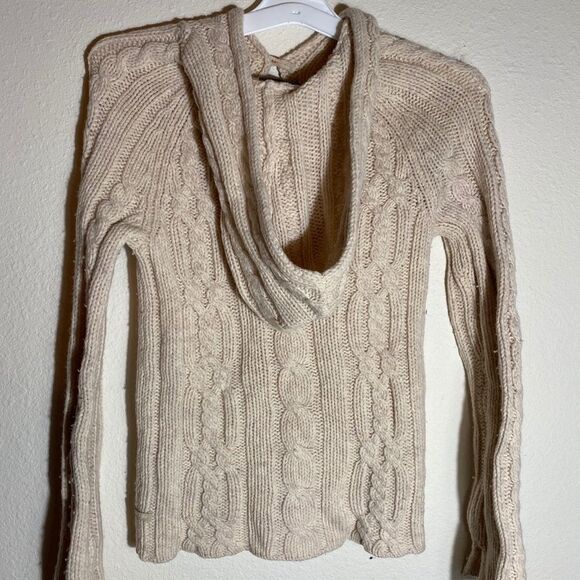 American Eagle‎ Outfitters Wool Hoodie Sweater - Picture 3 of 7